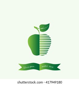 apple icon, symbol apple, sign apple, apple vector