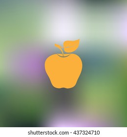 apple icon, symbol apple, sign apple, apple vector
