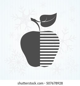 apple icon, symbol apple, sign apple, apple vector