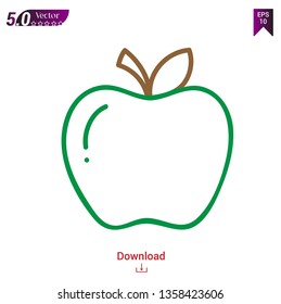 Apple icon symbol vector illustration on white background