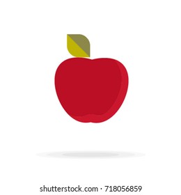 Apple icon for Thanksgiving day. Flat design