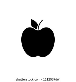 Apple Icon in trendy flat style isolated on grey background. Apple Icon page symbol for your web site design Apple Icon logo, app, UI. Apple Icon Vector illustration, EPS10.