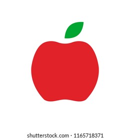 Apple Icon in trendy flat style isolated on white background. Apple Icon page symbol for your web site design. Apple Icon Vector illustration, EPS10.
