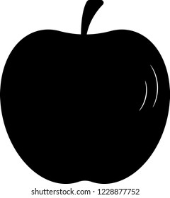 Apple Icon in trendy flat style isolated on grey background. Apple Icon page symbol for your web site design Apple Icon logo, app, UI. Apple Icon Vector illustration, EPS10.