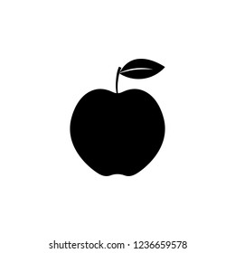 Apple Icon in trendy flat style isolated on grey background. Apple Icon page symbol for your web site design Apple Icon logo, app, UI. Apple Icon Vector illustration, EPS10.