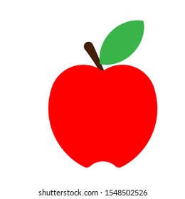 Apple Icon in trendy flat style isolated on grey background. Apple Icon page symbol for your web site design Apple Icon logo, app, UI. Apple Icon Vector illustration, EPS10.
