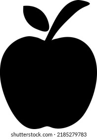 Apple Icon in trendy flat style isolated on grey background..eps
