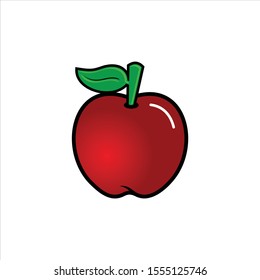 apple icon trendy and modern apple symbol for logo, and web.