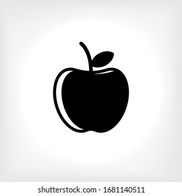 Apple Icon. Universal Interface Element, Science Sign and Symbol - Vector.