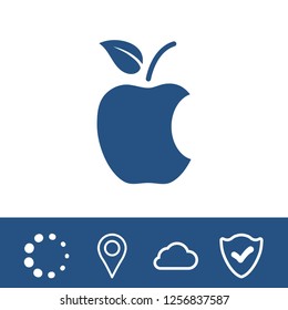 Apple icon vector