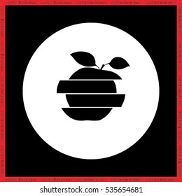 Apple icon vector