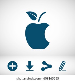 Apple icon vector