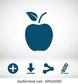 Apple icon vector