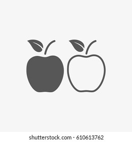 Apple icon vector