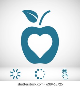Apple icon vector
