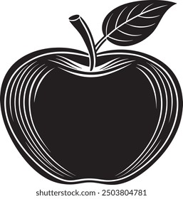 Apfelsymbol Vektorgrafik Illustrationsgliederung