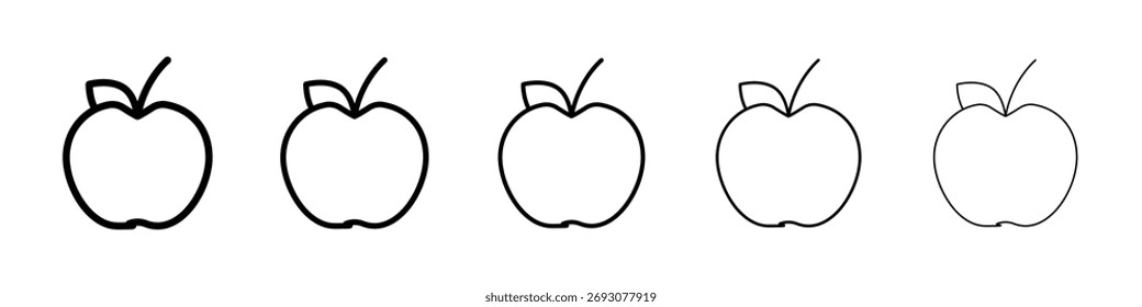 Apple icon Vector Art Illustration