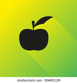 Apple icon. Vector background