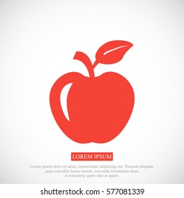 apple icon, vector best flat icon EPS 10