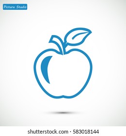 apple icon, vector best flat icon EPS 10
