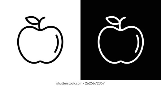 Apple icon vector collection. vector sign illustration