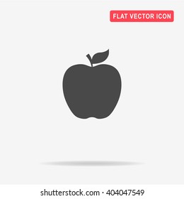 Apple icon. Vector concept illustration for design.
