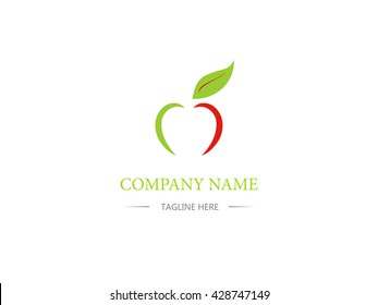 Apple icon vector design. Business logo. Sign and symbol. Abstract wallpaper. Vector illustration. Cartoon and flat style.
