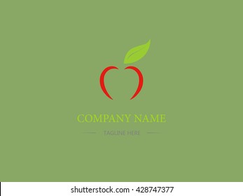 Apple icon vector design. Business logo. Sign and symbol. Abstract wallpaper. Vector illustration. Cartoon and flat style.