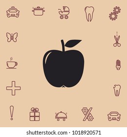 apple icon, vector design element
