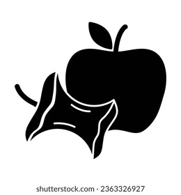 apple icon vector diet sign