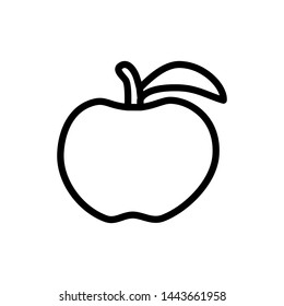 apple icon vector flat design