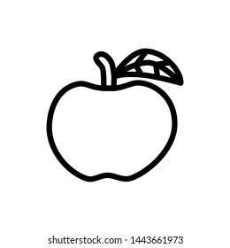 apple icon vector flat design