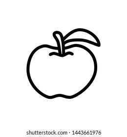 apple icon vector flat design