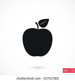 apple icon vector, flat design best vector icon