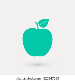 apple icon vector, flat design best vector icon