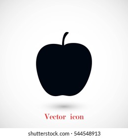 apple icon vector, flat design best vector icon
