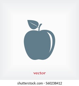 apple icon vector, flat design best vector icon