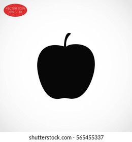 apple icon vector, flat design best vector icon