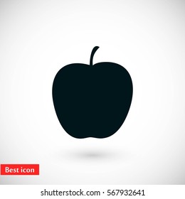 apple icon vector, flat design best vector icon