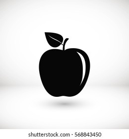 apple icon vector, flat design best vector icon