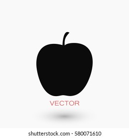 apple icon vector, flat design best vector icon