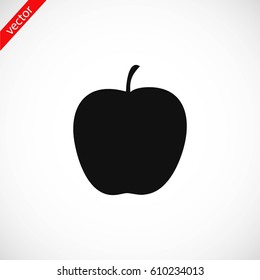 apple icon vector, flat design best vector icon