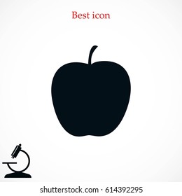 apple icon vector, flat design best vector icon