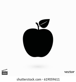 apple icon vector, flat design best vector icon