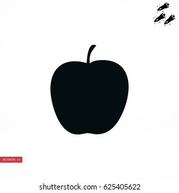 apple icon vector, flat design best vector icon