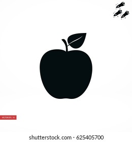 apple icon vector, flat design best vector icon
