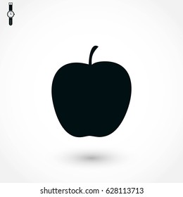 apple icon vector, flat design best vector icon