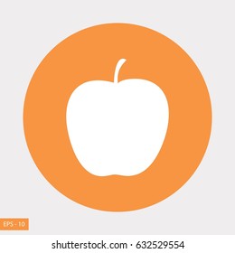 apple icon vector, flat design best vector icon