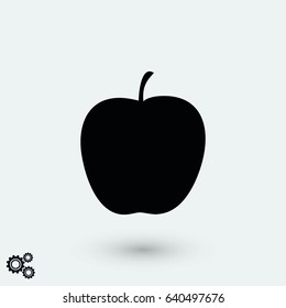 apple icon vector, flat design best vector icon