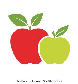 Apple icon  Apple vector icon. Apple flat icon isolated